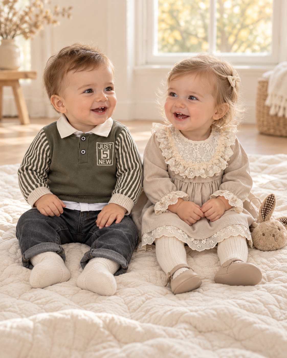 Zachte babykleding voor jongens en meisjes