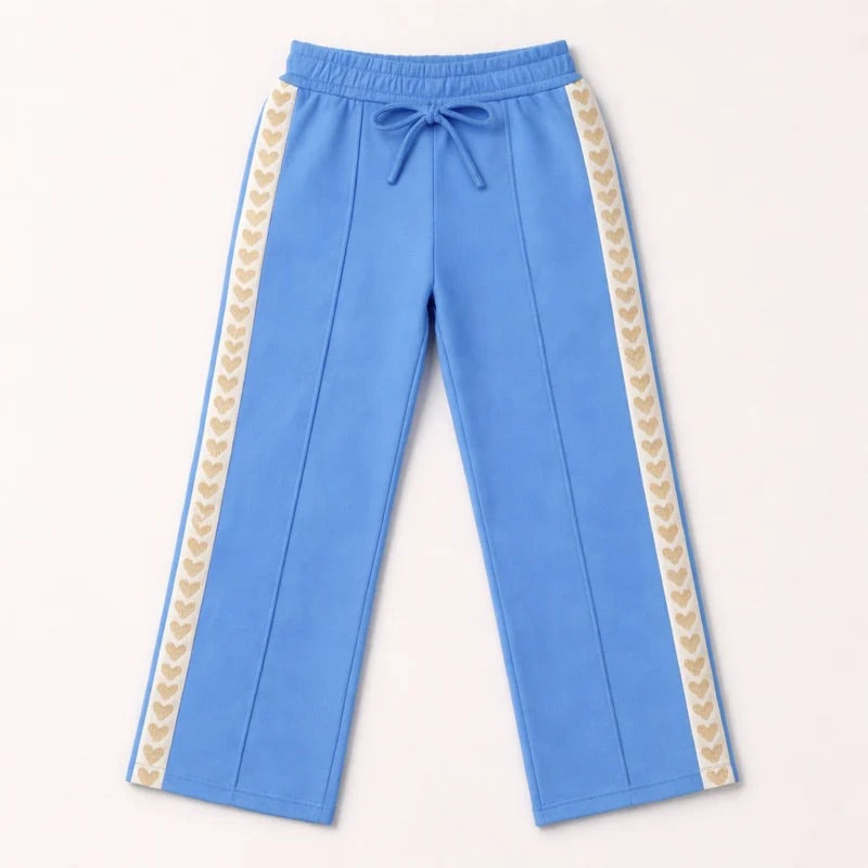 Meisjes Joggingbroek Hartjes Bies – Blauw