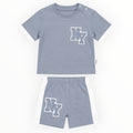 Baby Jongens Setje NY Print Short – Blauw