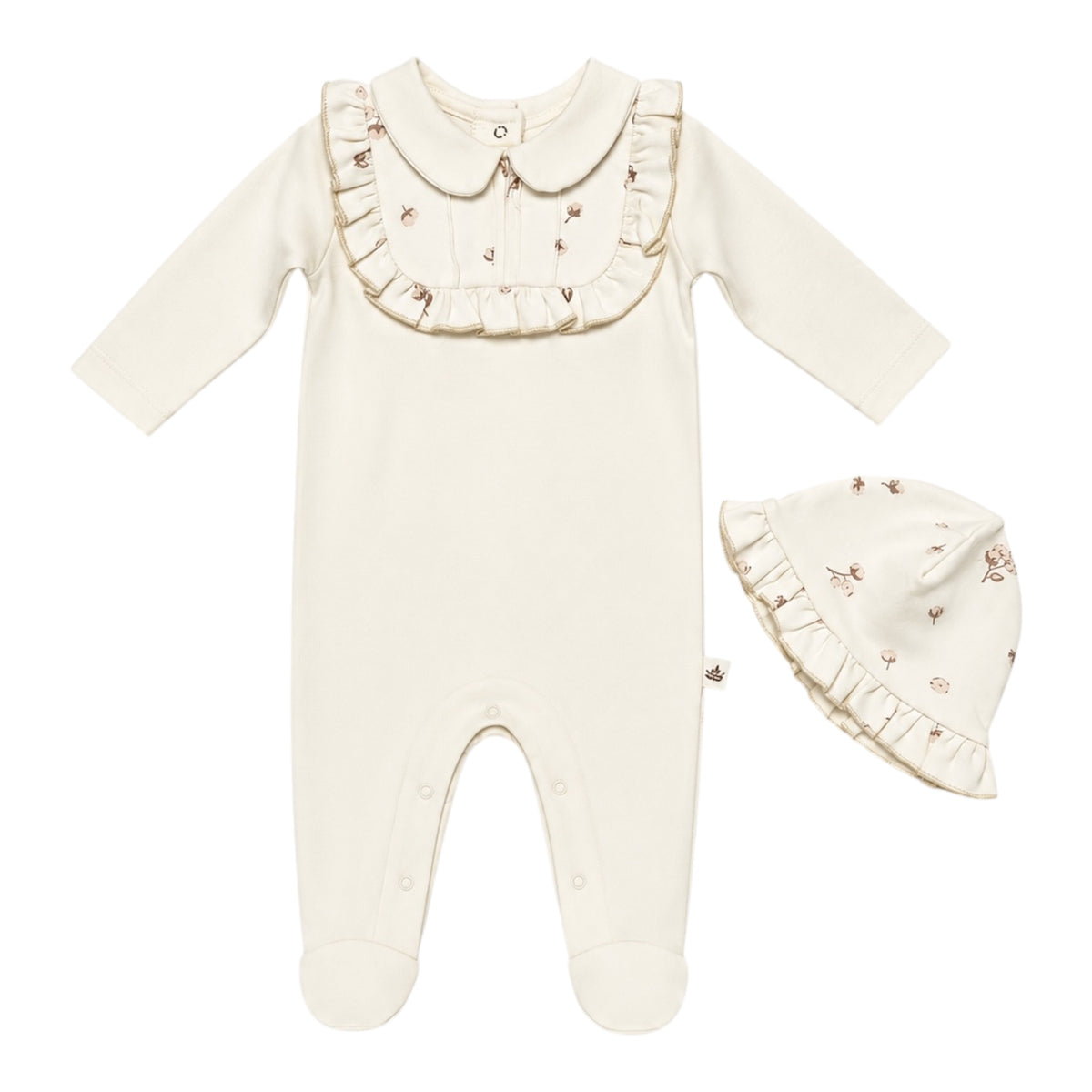Baby Pakje met Mutsje – Crème