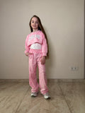 Meisjes Setje 3-delig Comfy – Roze