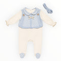 Baby Pakje met Lichtblauwe Details – Crème