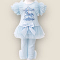 Meisjes Setje Tule Rokje – Blauw