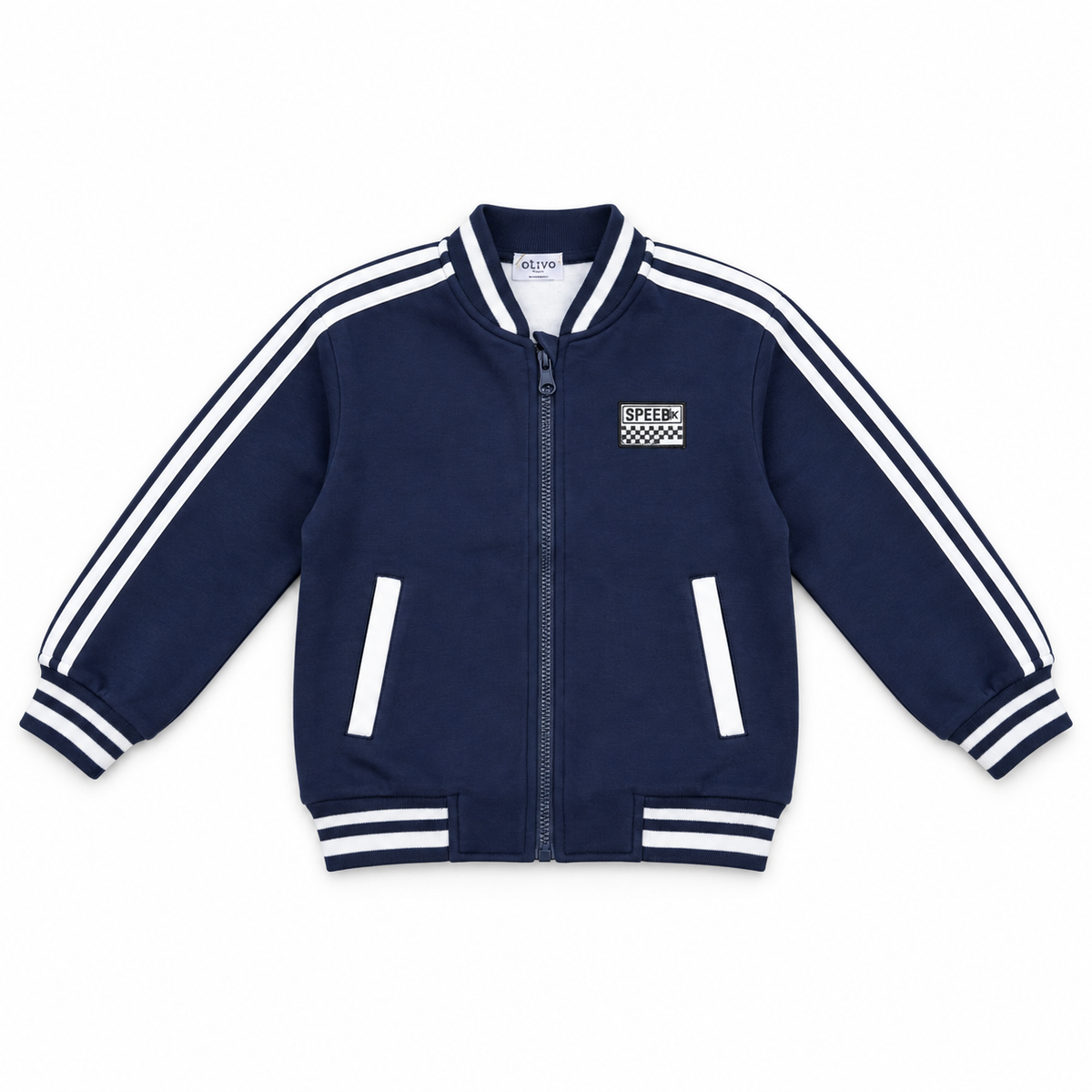 Jongens Vest Navy – Racer Spirit