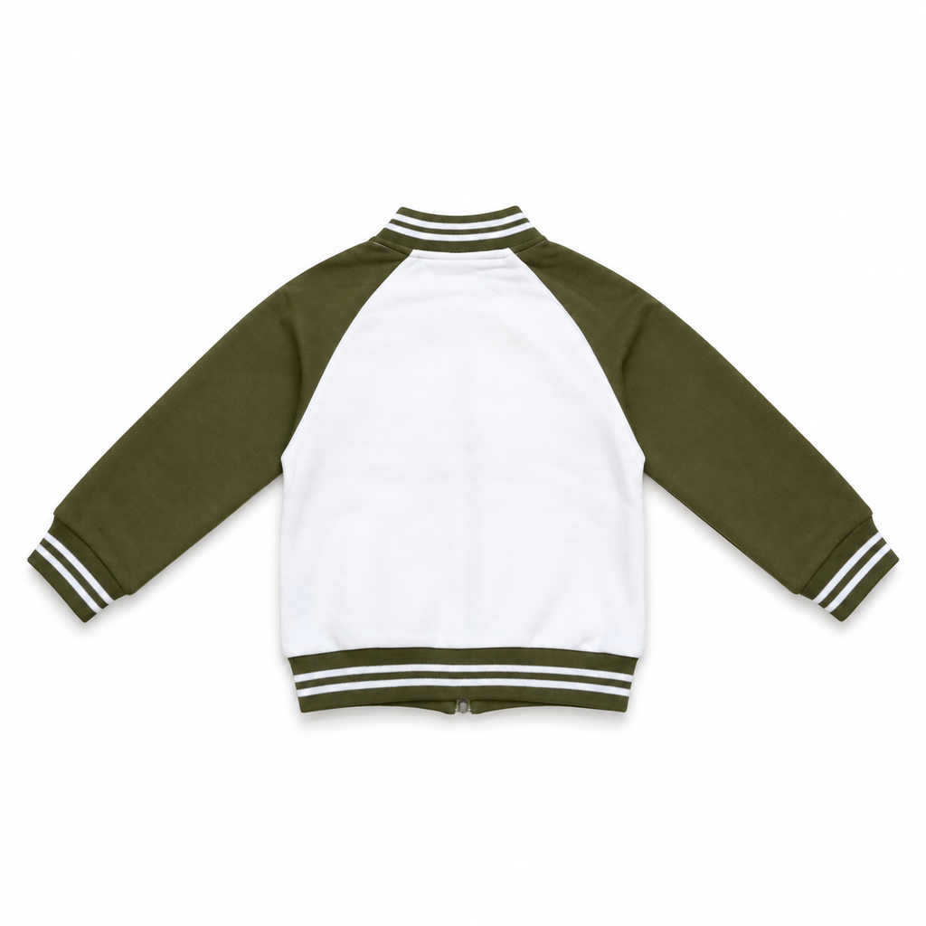 Jongens Vest Groen/Wit – Baseball Style – foto 2