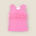 Meisjes Topje met Tule Ruffle – Roze