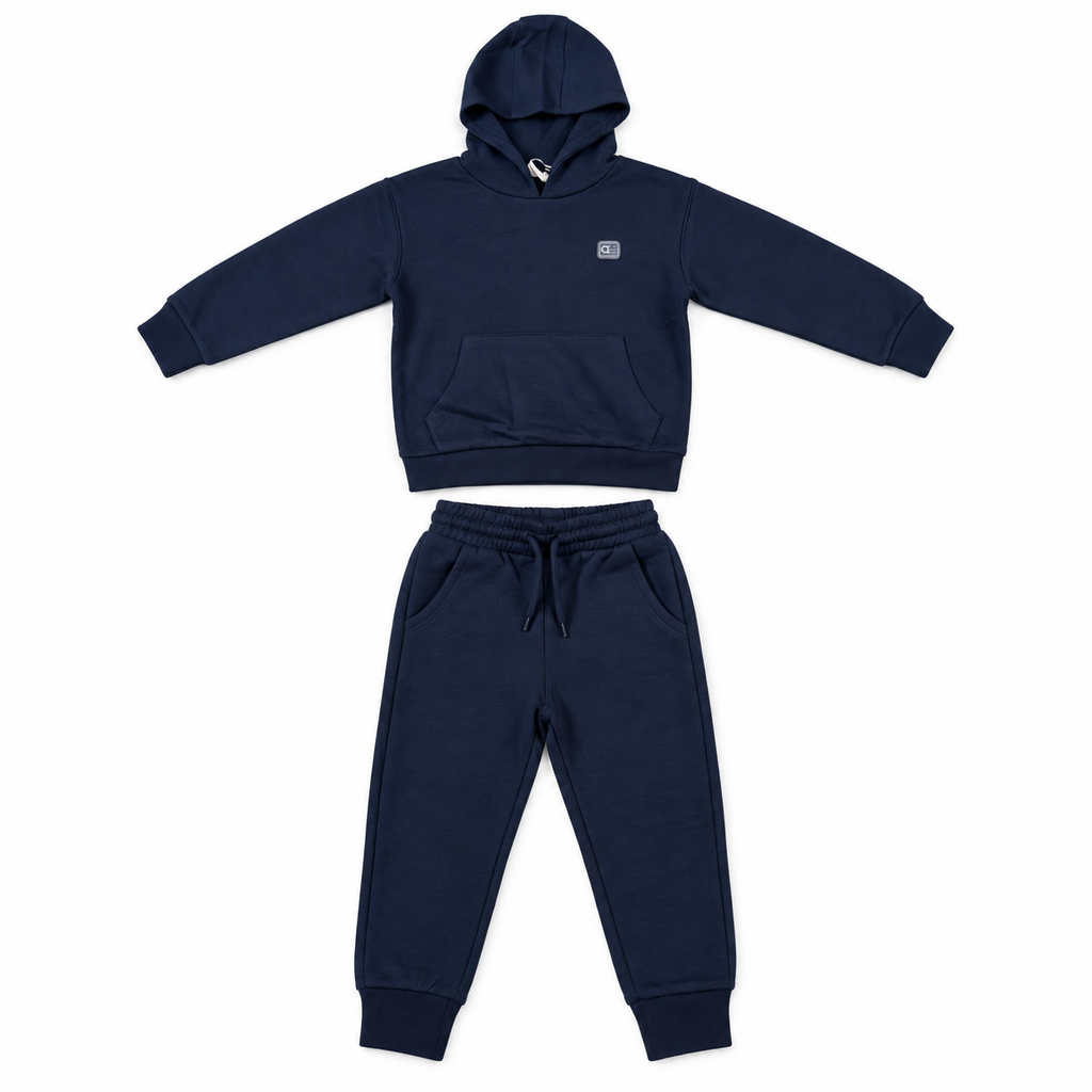 Jongens Trainingspak Navy – Hoodie & Joggingbroek