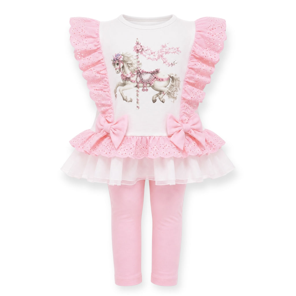 Meisjes Setje 2-delig Unicorn & Tule – Roze
