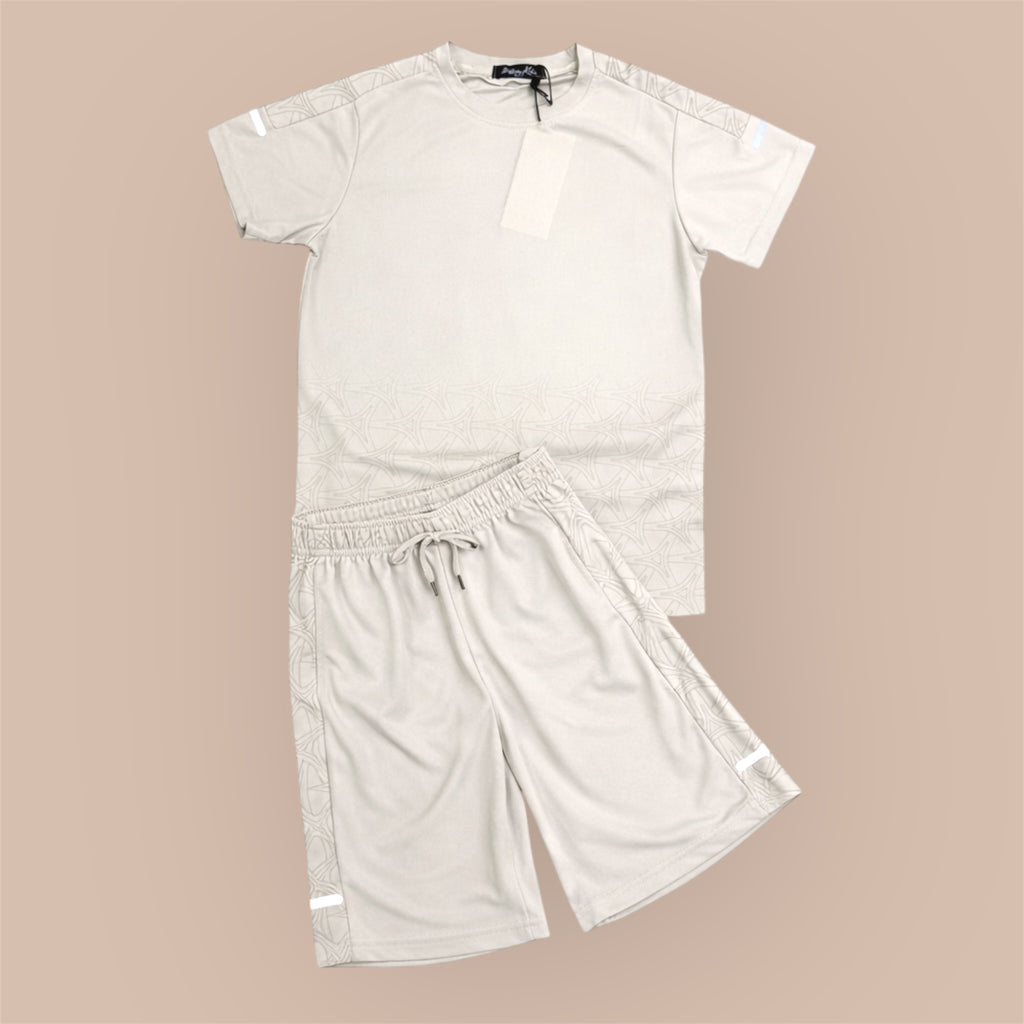 Jongens Zomerset T-shirt & Short – Beige