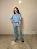 Meisjes Comfy Setje – Lichtblauw