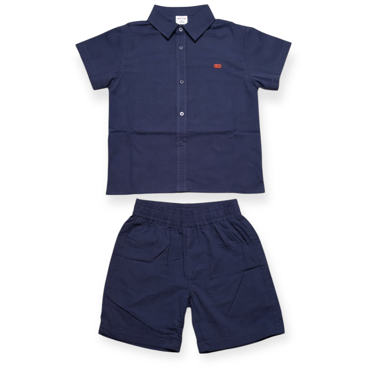 Jongens Setje 2-delig Blouse & Short – Navy