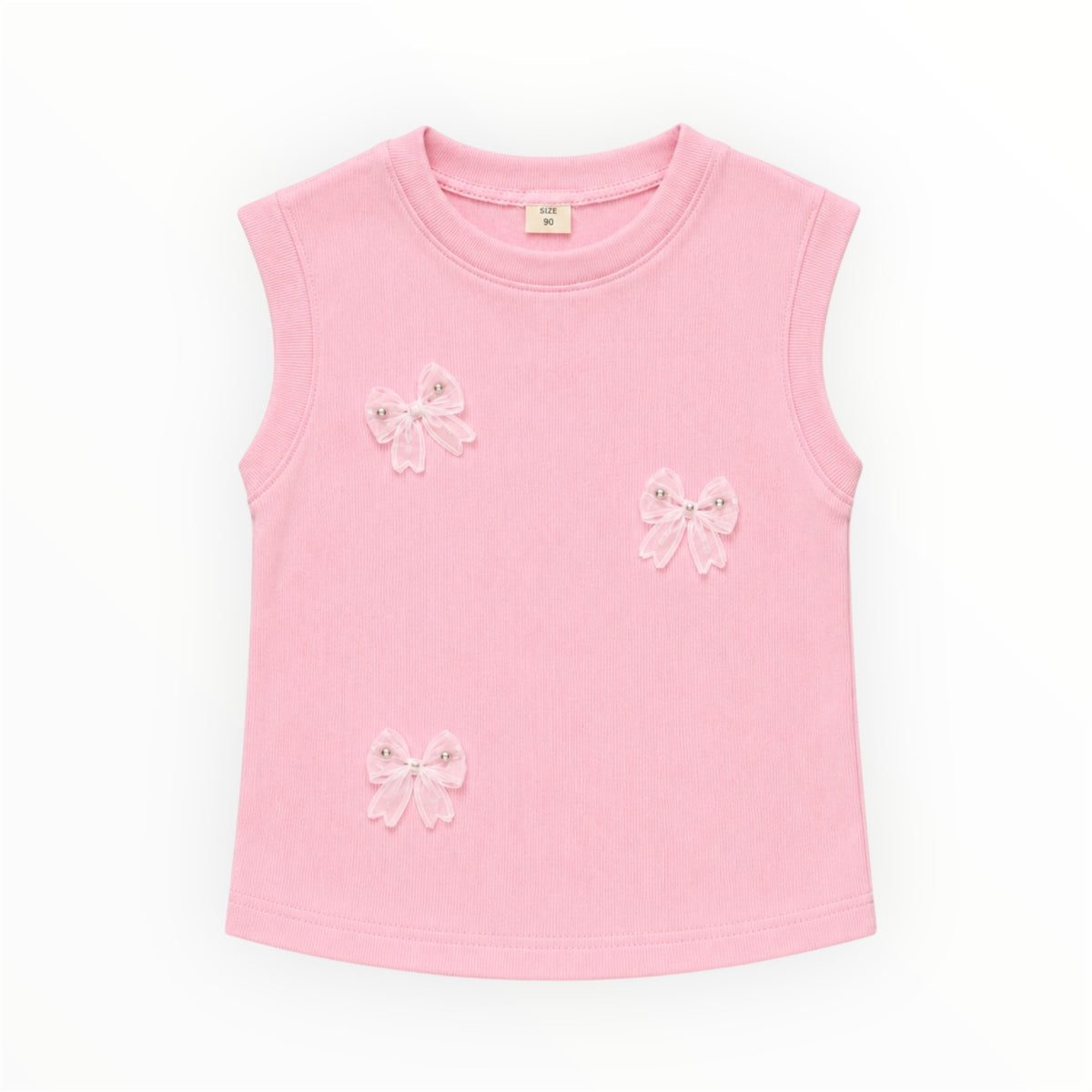 Meisjes Top met Strikjes – Roze