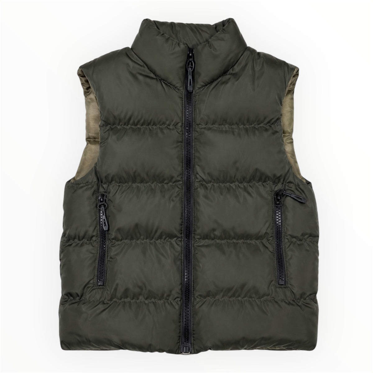Jongens Bodywarmer Donkergroen – Gewatteerd