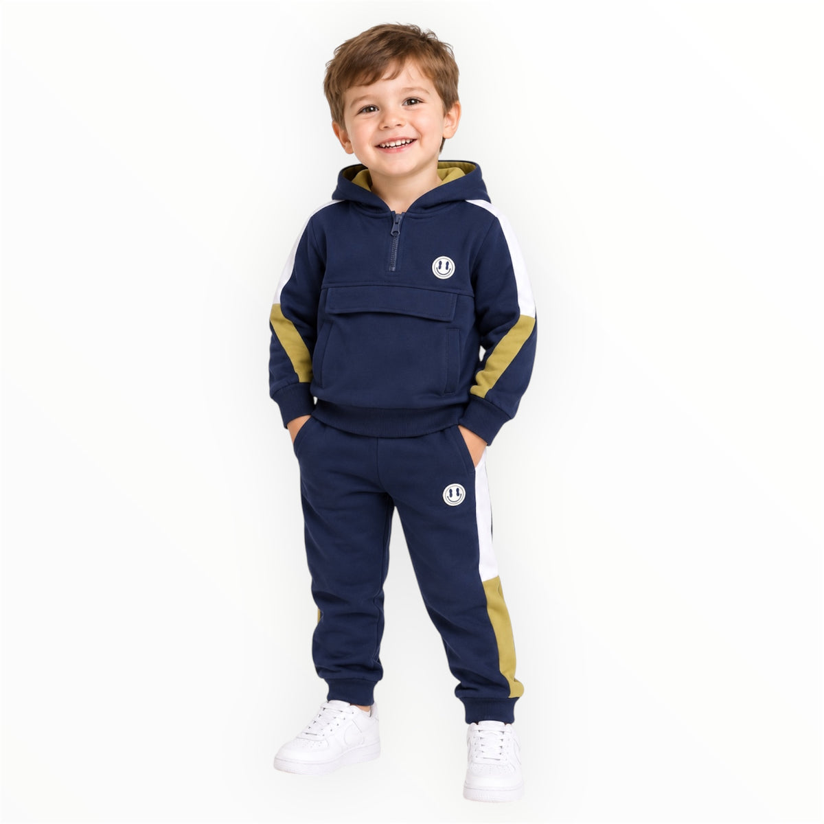 Jongens Trainingspak Navy – 2-delig – foto 2