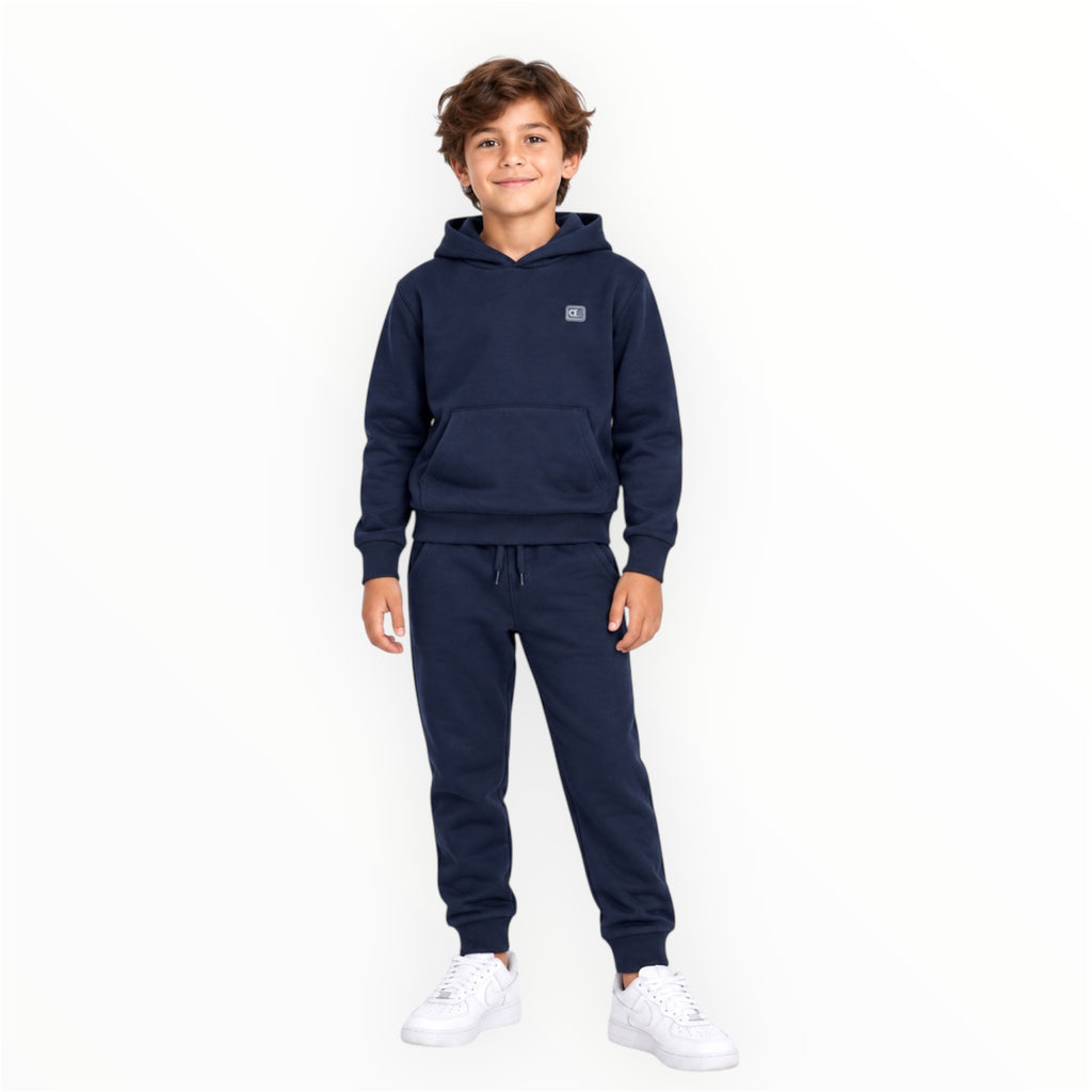 Jongens Trainingspak Navy – Hoodie & Joggingbroek – foto 2